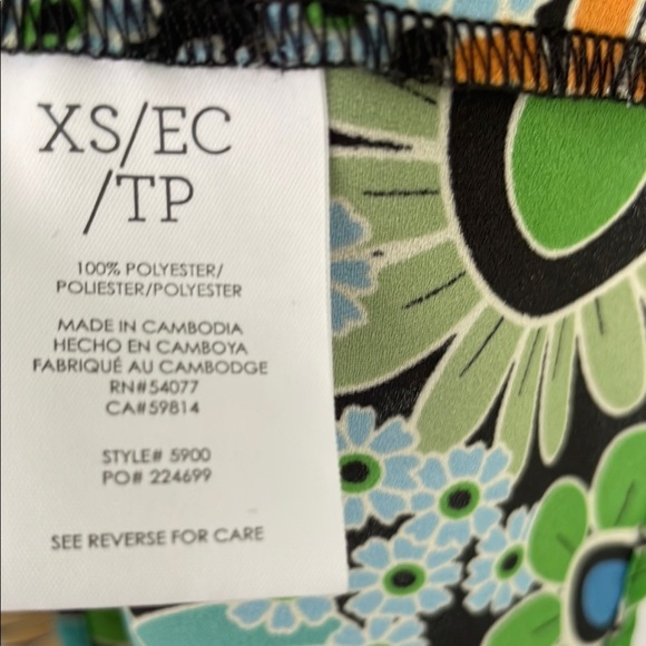 CAbi Multicolor Floral Happy Top Blouse XS - Picture 8 of 17